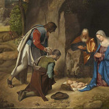 Giorgione Adoration of the Shepherds detail