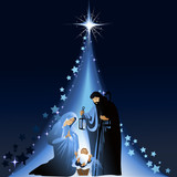 christmas nativity scene vector 1206496