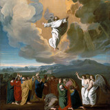 Jesus ascending to heaven