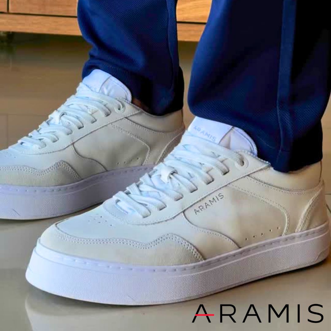 Tênis Aramis Legacy Crook Branco E Cinza
