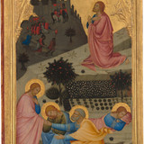scenes from the passion of christ the agony in the garden [left panel] 2014.79.711.a
