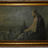 antique framed 16x29 jesus agony 1 fbacd605405d93280835226e4e6cdbcb