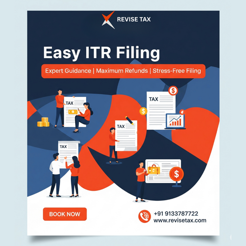 A working professional came in today for income tax return filing.