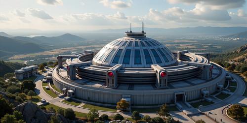 A colossal fusion reactor a titanic feat of engineering dominates the landscape with its immense siz.jpg