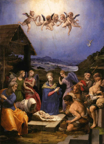 Worship of the shepherds by bronzino.jpg