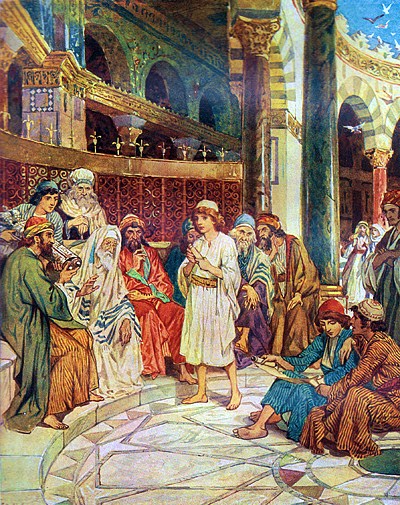 William Hole Jesus Amidst The Doctors In The Temple 400.jpg