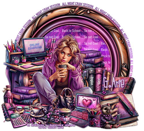 Gorgeous Arie All Night Cram Session