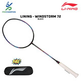 Raket Badminton Lining Windstorm 72 Black