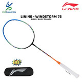 Raket Badminton Lining Windstorm 72 Blk blue