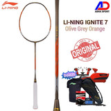 Raket Badminton Lining Ignite 7 Grey Orange