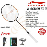 Raket Badminton Windstrom 700 Special Edition Blk