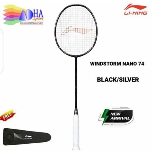 Raket Badminton Lining Windstorm Nano 74 Black Silver.jpg