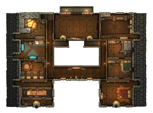 Cabana de Caça, segundo andar.jpg