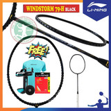 Raket Badminton Lining Windstorm 79 S Black Gold