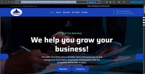 Tax Credit Specialist CV