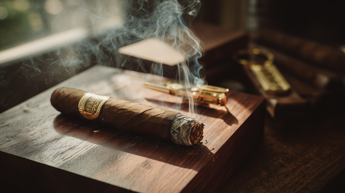 eman3139 close up of a luxury cigar being cut and lit with a go a8ed714b 386b 4c19 b4c3 3eb6774e87c8.png