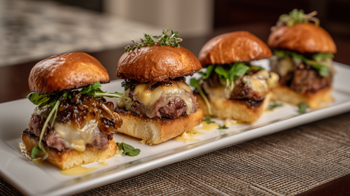 eman3139 ultra realistic wagyu beef sliders with truffle aioli e6bf2171 b7f5 4300 b324 08fb6e8c9399.png
