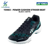 Sepatu Badminton Yonex Power Cushion Strider Beat Black White