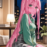 blushing