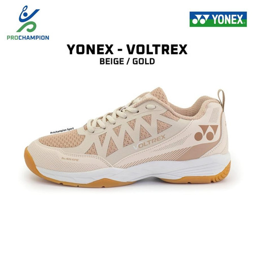 Sepatu Badminton Yonex Voltrex Beige Gold.jpg