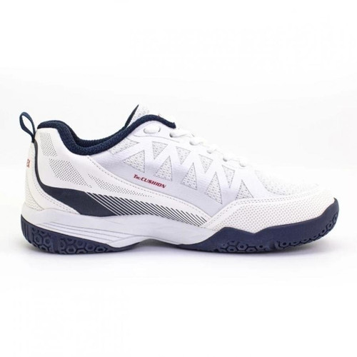 Sepatu Badminton Yonex Voltrex White Navy Blue 1.jpg