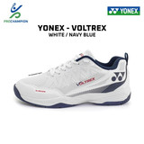 Sepatu Badminton Yonex Voltrex White Navy Blue
