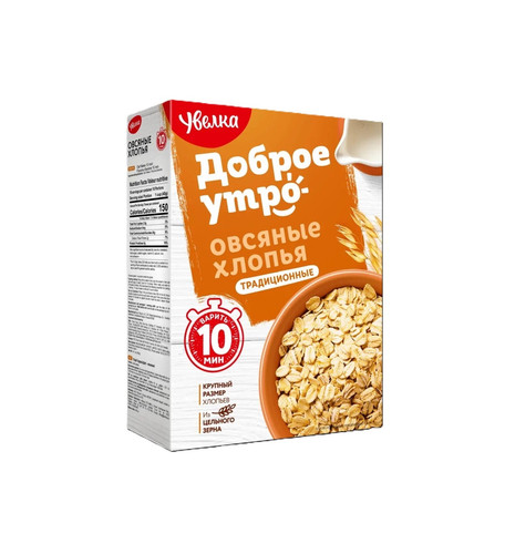 4607016245355 ХЛОПЬЯ УВЕЛКА ОВСЯНЫЕ ТРАДИЦИОННЫЕ 400 Г.jpg