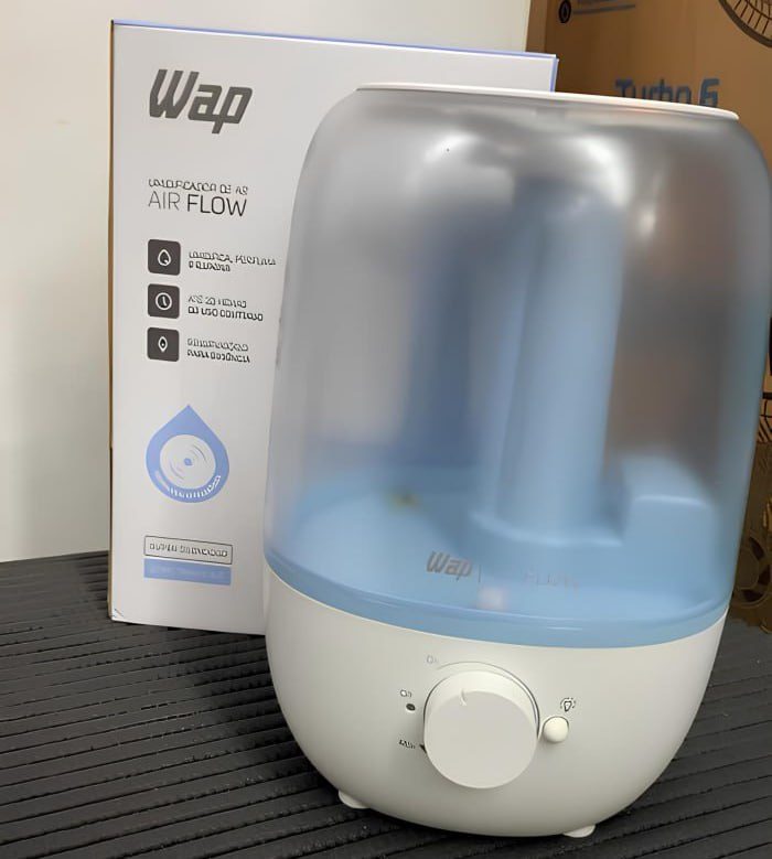 Umidificador de Ar WAP Air Flow U2 Aromatizador com Luminária Led 2,3 Litros