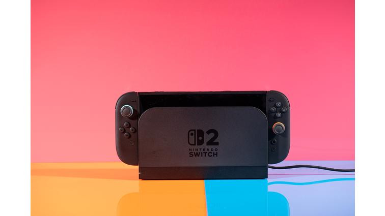 None A photo of the Nintendo Switch 2 in its charging dock.