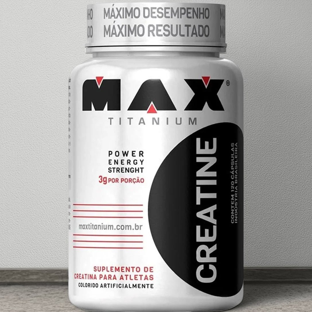 Creatine Titanium 120 Cáps – Max Titanium