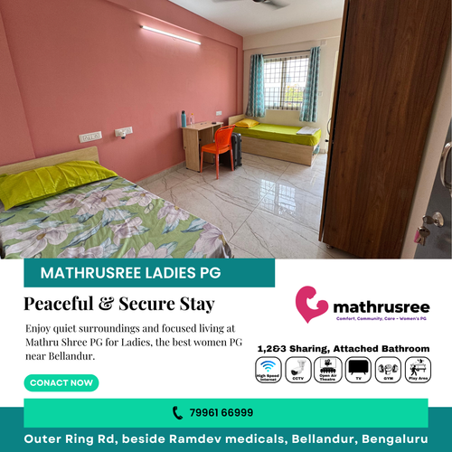 Quiet safe and peaceful living in Bellandur.