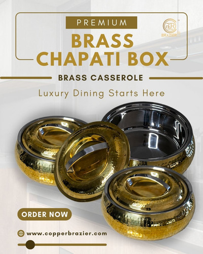 Luxury Dining Starts Here – Premium Brass Chapati Box.jpg