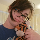 Tigey Sixeen with His Autism Hooman