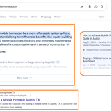 renting vs buying mobile home austin