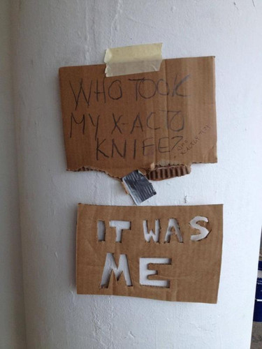 who took my x acto knife it was me quote 1.jpg
