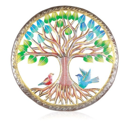 metal drum art framed tree with birds painted 1.jpg