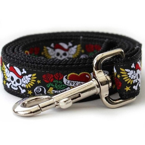 wild one skull dog lead.jpg