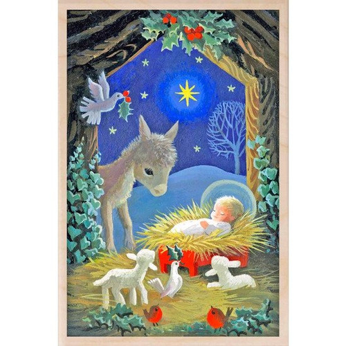 wooden postcard little baby jesus.jpg