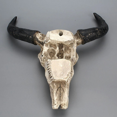 4 main resin longhorn cow skull head wall hanging decor 3d animal wildlife sculpture figurines craft.jpg