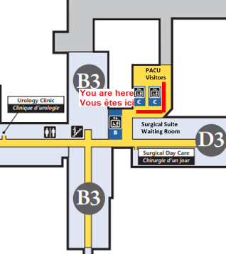 civic 3rd floor b or c elevator to PACU.png