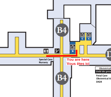 civic 4th floor B elevator to special care nursery.png