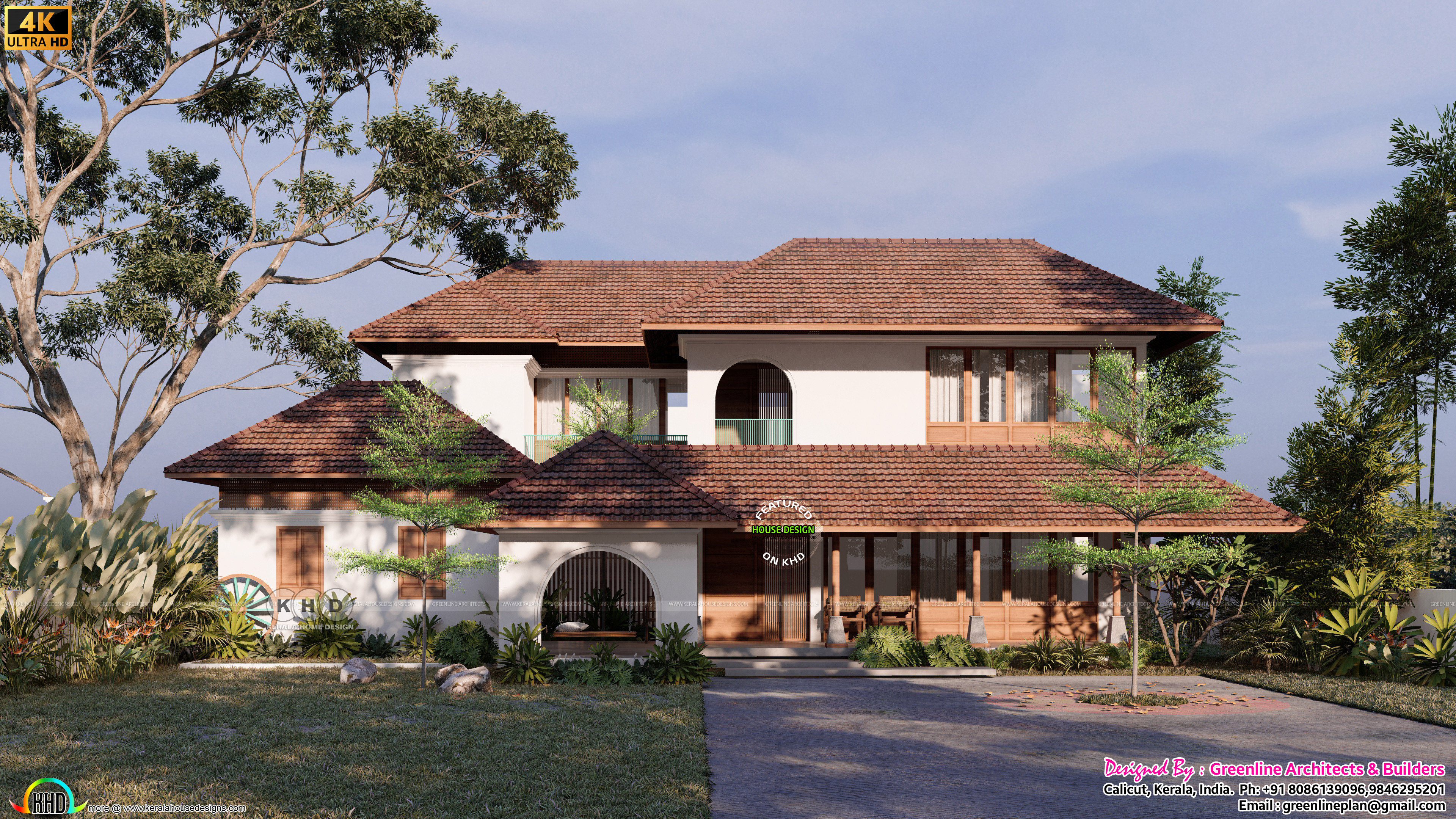 1100 Sq Ft 3BHK Traditional Style Nalukettu Model House and Plan - Home  Pictures