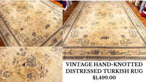 VINTAGE HAND KNOTTED DISTRESSED TURKISH RUG.jpg