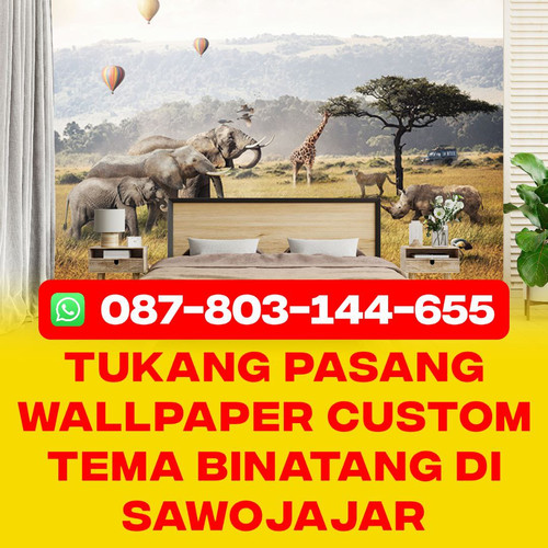 tukang pasang wallpaper custom tema binatang di sawojajar.jpg