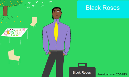 black roses happy man.png