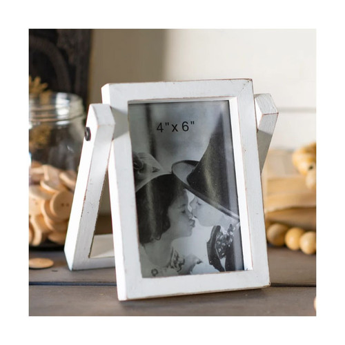 White Wood Photo Frame 4X6 2.1