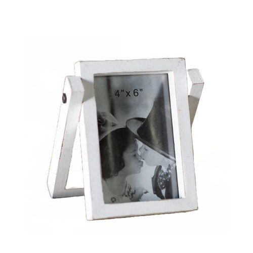 White Wood Photo Frame 4X6 1.1