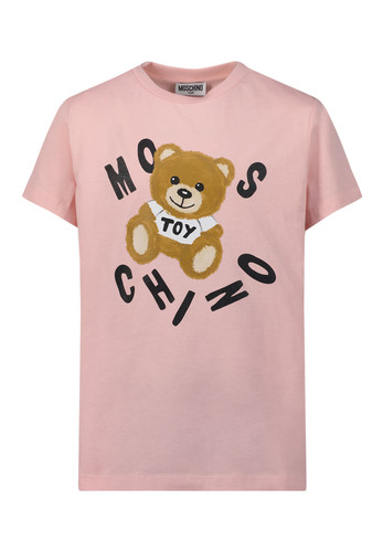 moschino kids t shirt rosa teddy bear bambina a.jpg