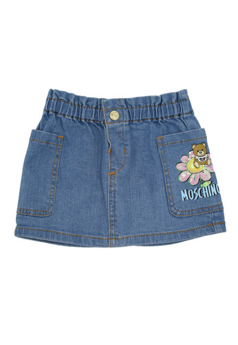 moschino kids gonna jeans teddy bear margherite bambina a.jpg