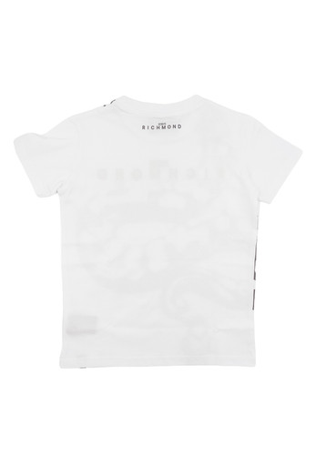 john richmond kids t shirt bianca stampa serpente bambino b.jpg